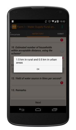 Question groups and Questions on the Akvo Flow app