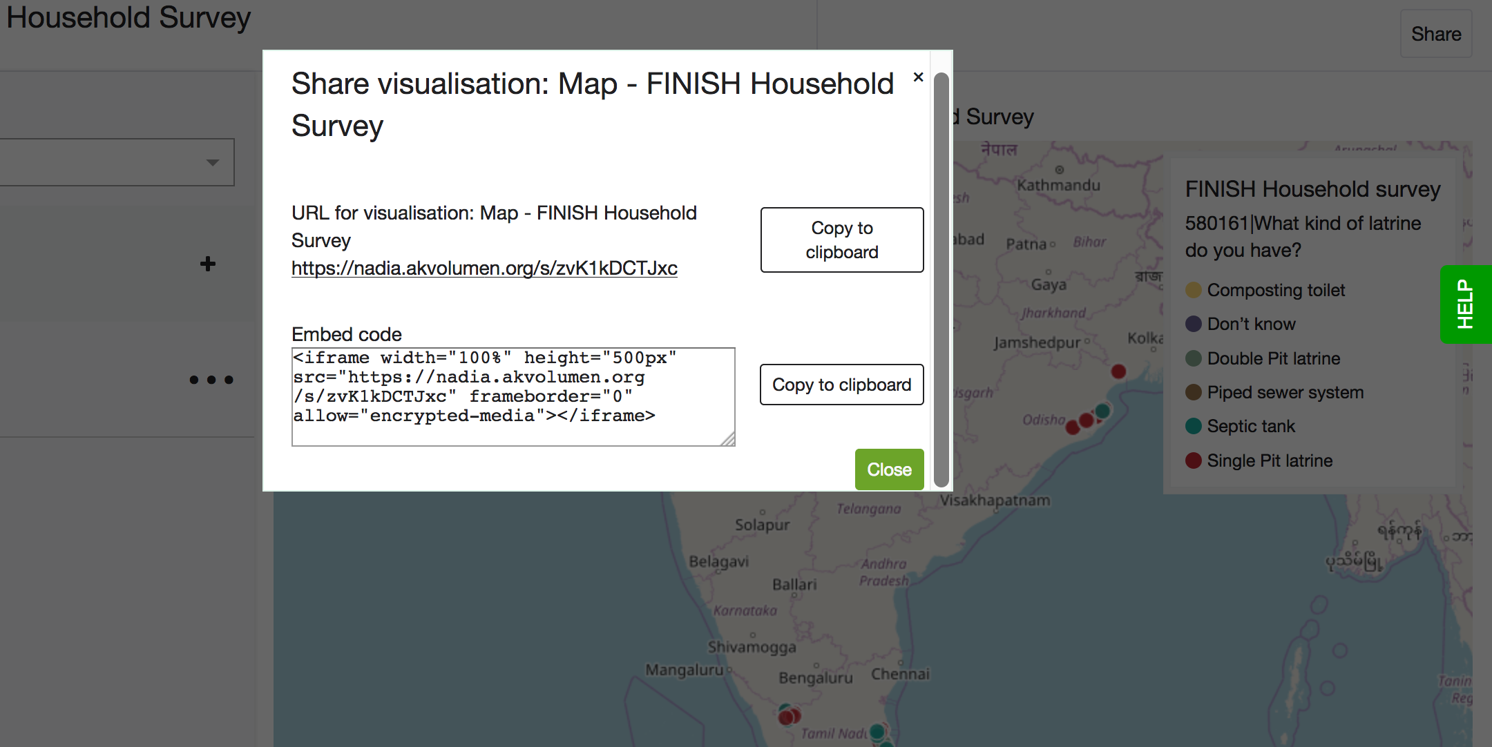  Embed your visualisation and dashboard